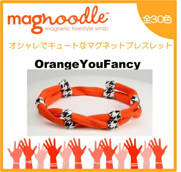 magnoodle ブレスレット　Orange You Fancy MAG-018 マグヌードル ブレスレット　【メール便送料無料】【3個で代引きOK】