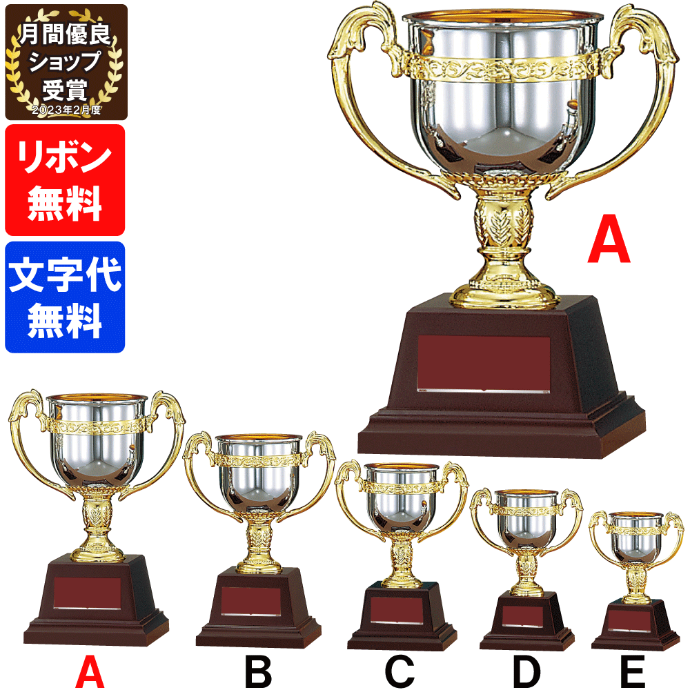 優勝カップ　FC-125A 高さ24.5cm【文字代無料】【送料無料】樹脂製　トロフィー　卒団　卒業　記念品　ゴルフ　サッカー　野球　FB-125Aのサムネイル