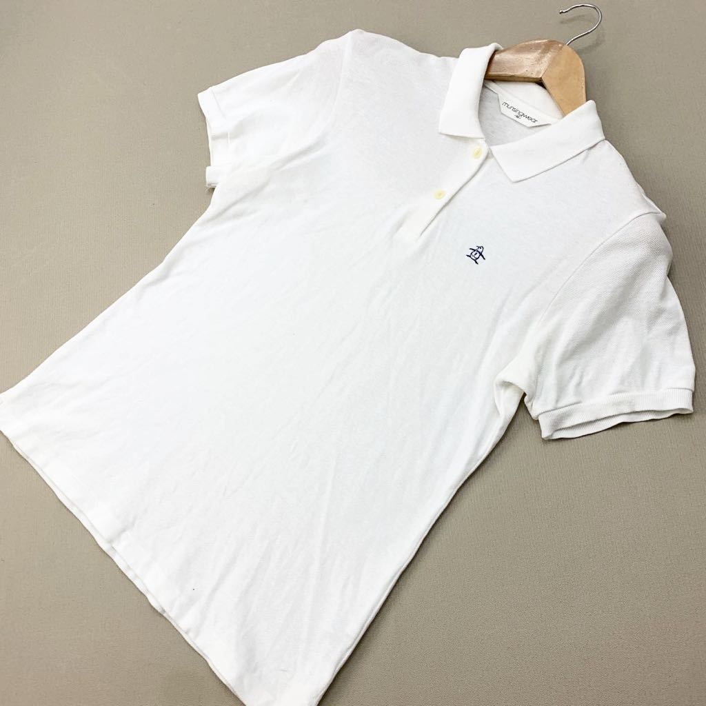 マンシングウェア ☆ Munsingwear レディース ゴルフシャツ ポロシャツ ホワイト シンプル M 春夏 爽やか スタイル enjoy GOLF♪ ■E183 ブランド：Munsingwear サイズ表記・実寸（平置き計測） 表記：M 実寸：着丈64cm身幅44cm肩幅41cm袖丈21cm ※必ず実寸をご確認の上、ご購入ください。※多少の誤差はご了承ください。 コンディション状態：若干の使用感はございますが、問題なくご着用頂けます。 状態ランク：10中 7（中古品と言うことにご理解いただける方のみご購入をお願い致します。）