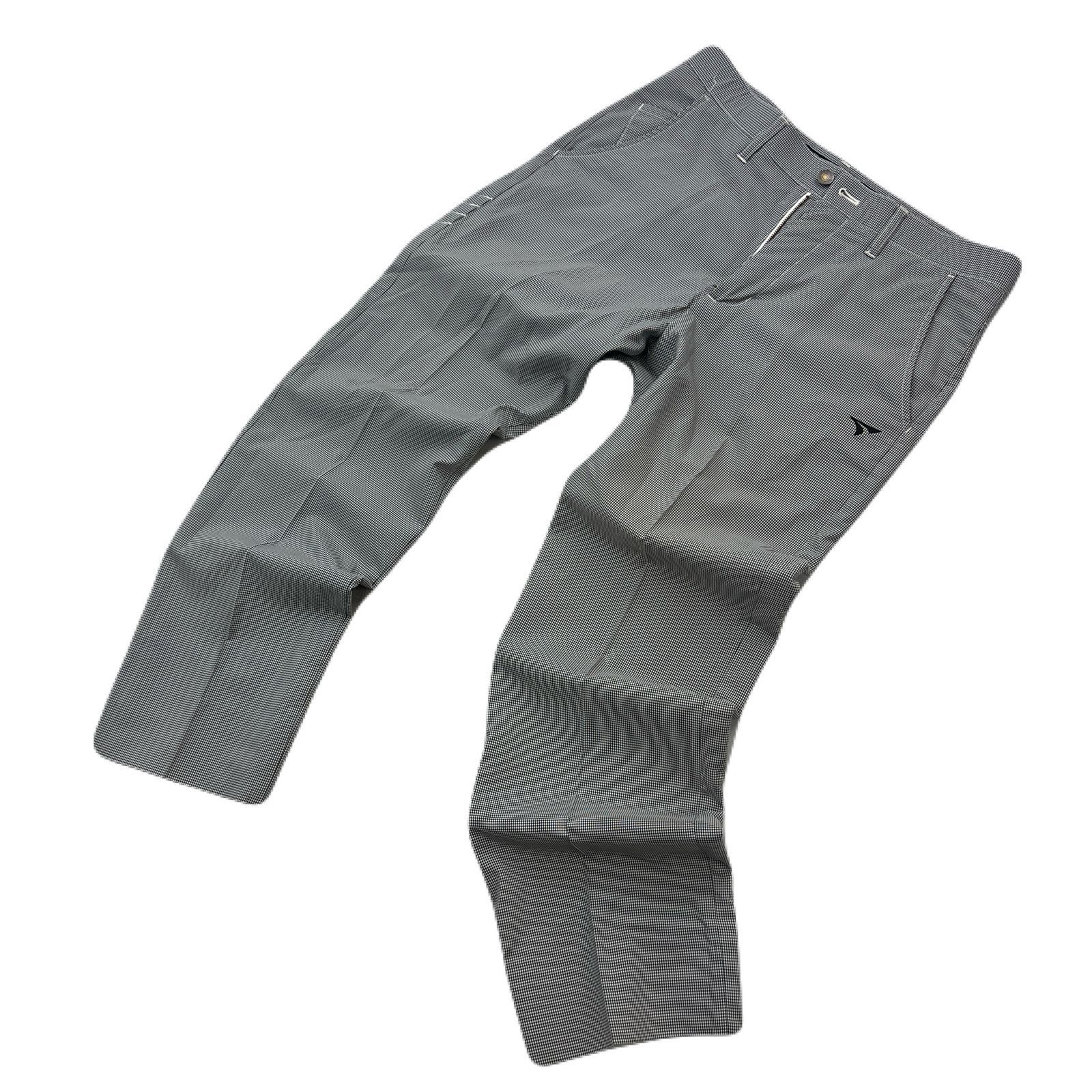 【中古】 ツアーステージ ゴルフ スラックス ゴルフパンツ グレー 合わせやすい一枚 ラウンドに W85 TOUR STAGE ●Ja8989
