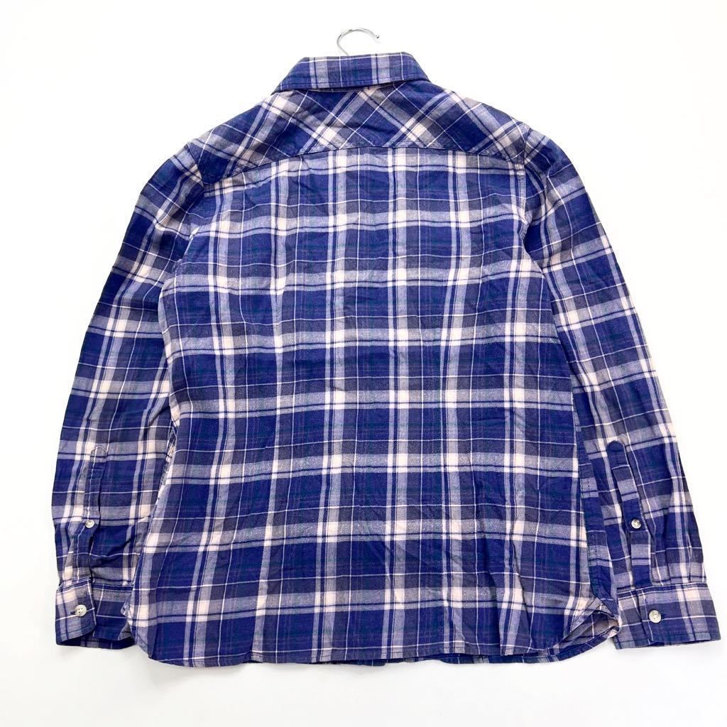 【中古】 エルエルビーン ☆ L.L.Bean 明るく元気が出る♪ チェック 長袖 シャツ ネイビー パープル レディース M 登山 アウトドア キャンプ■S914 threemysteries-10004886 MYSTERIES楽天市場店 サンプル画像3