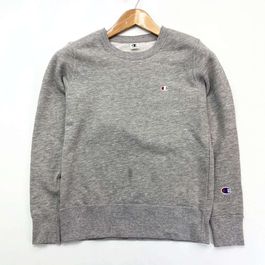 Rakuten - 【中古】チャンピオン ☆ Champion 万能な一着◎ レディース M グレー スウェット トレーナー シンプル スポーツ トレーニング アウトドア■B305