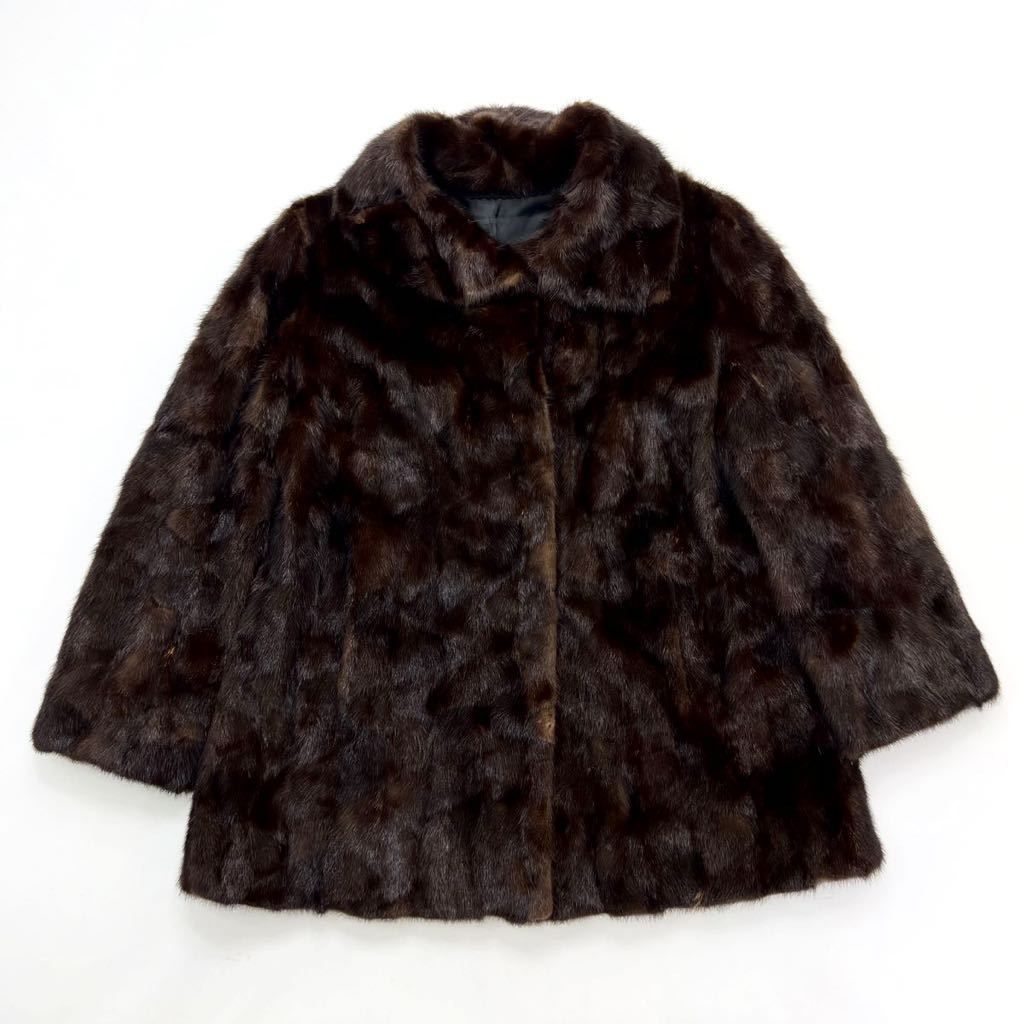 Rakuten - 【中古】SMARY FURS ☆ 上質◎ ミンク ジャケット ブラウン ミンクコート M相当 ゴージャス パーティー リッチ感◎ 女性 スマートファーズ■AA224