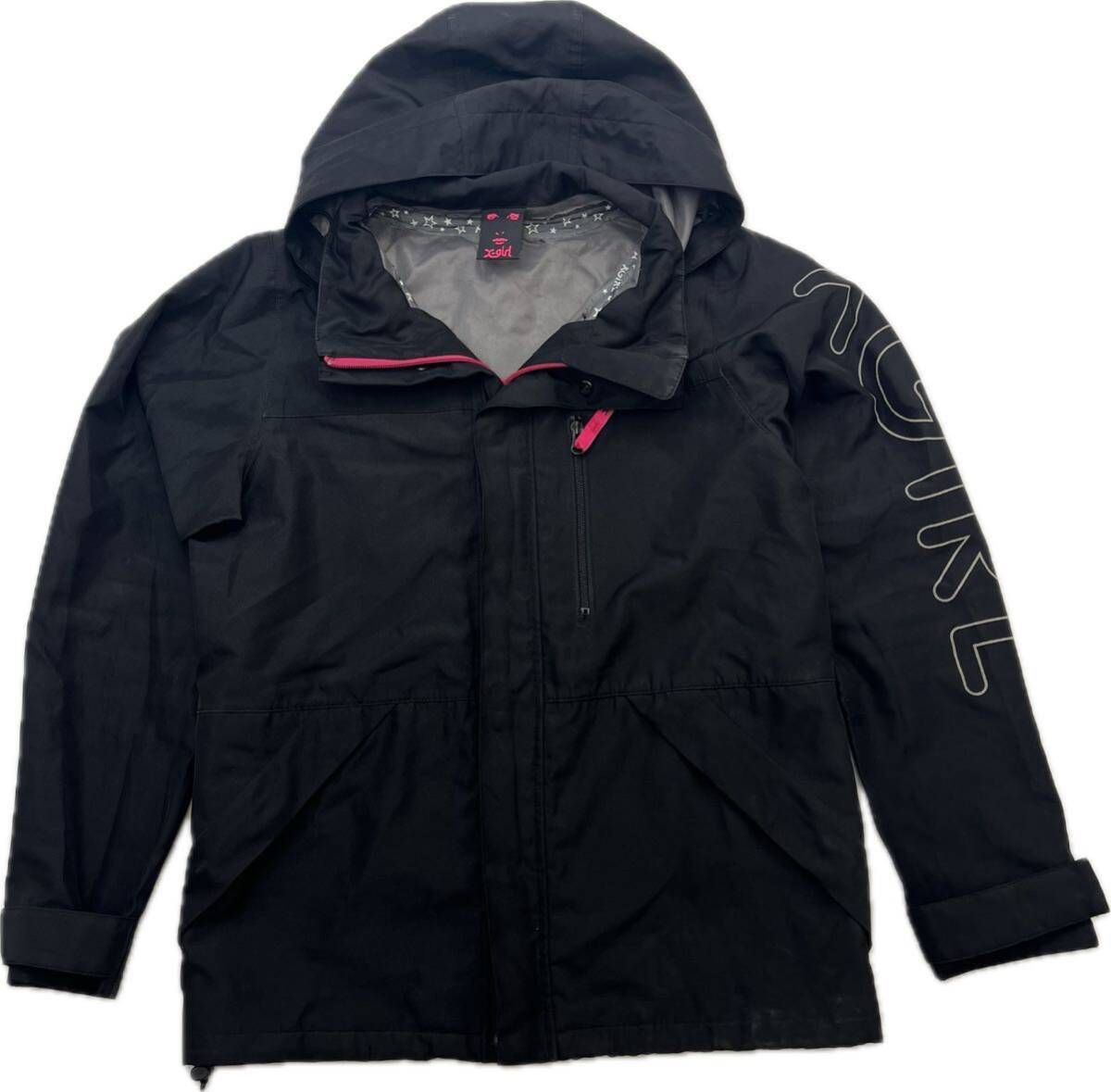 は*じ様 【超美品】  Jeans ナイロンパーカー 黒X 楽天市場】x-girl ナイロンパーカーの通販