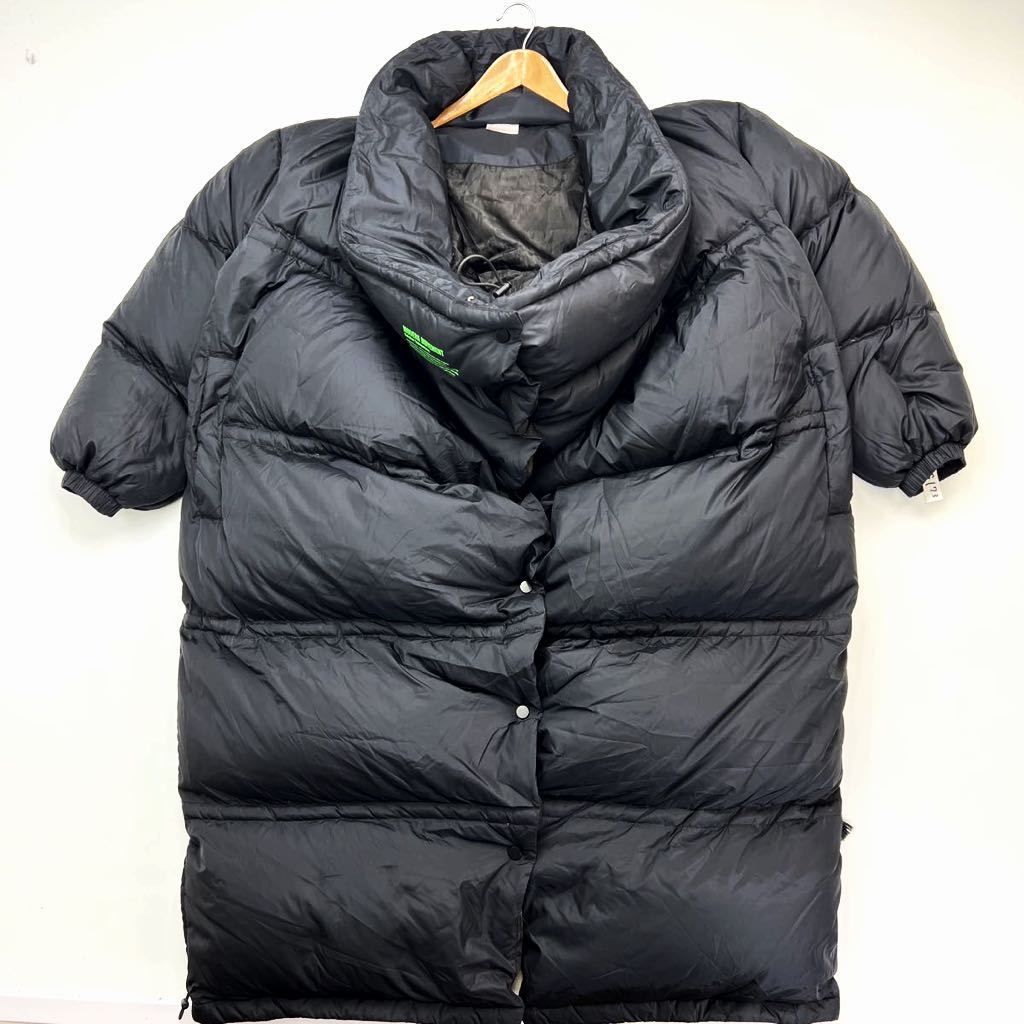 Rakuten - 【中古】What We Wear Matters ☆ ネオ ストリート 変形 モコモコ ダウン コート ブラック モダンムーブメント 個性派 モード 古着MIX■BG173