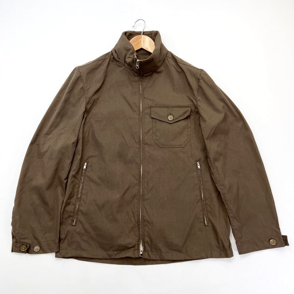 Rakuten - 【中古】MEN'S BIGI ☆ RadmesS 大人渋い◎ コーデュラ コットン ジャケット ブルゾン ブラウン M 大人カジュアル メンズビギ ラッドメス■EC162