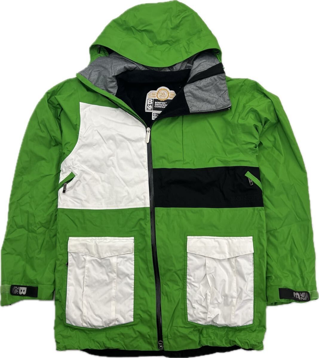 【美品】ボンファイア BONFIRE スノボジャケット スノボ XLメンズ 緑 楽天市場】BONFIRE（スノーボード用ウェア｜ウィンタースポーツ