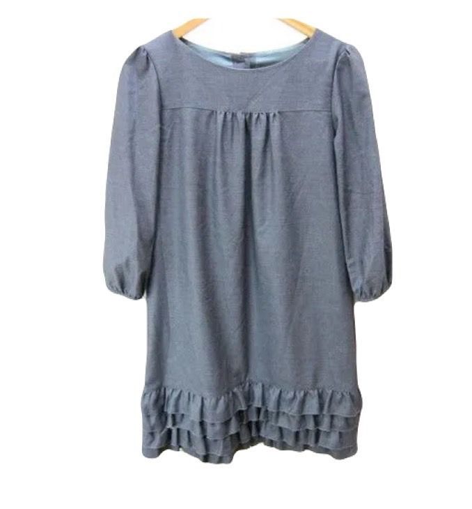 Rakuten - 【中古】ユナイテッドアローズ GREEN LABEL グレー ワンピース 長袖 レディース S-M相当 ●BC27