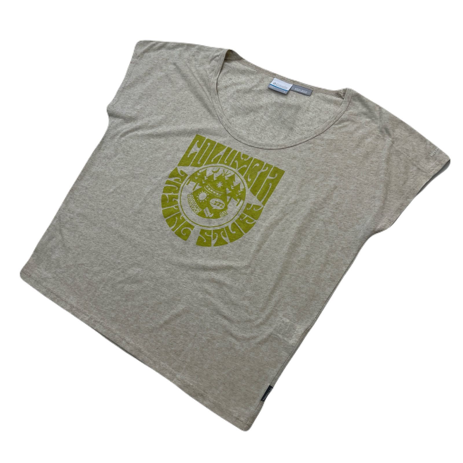 Rakuten - 【中古】コロンビア 半袖 Tシャツ ビッグシルエット レディース Lサイズ 【 スポーツなどにピッタリのボックスシルエット 】COLUMBIA ●BB323