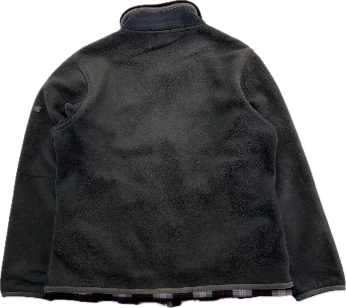 【中古】 FIRST DOWN ☆ 裏チェック◎ フリースジャケット ダークグレー L アウトドア キャンプ 秋冬 デイリーユース 定番 ファーストダウン■AE320 threemysteries-10010993 MYSTERIES楽天市場店 サンプル画像3