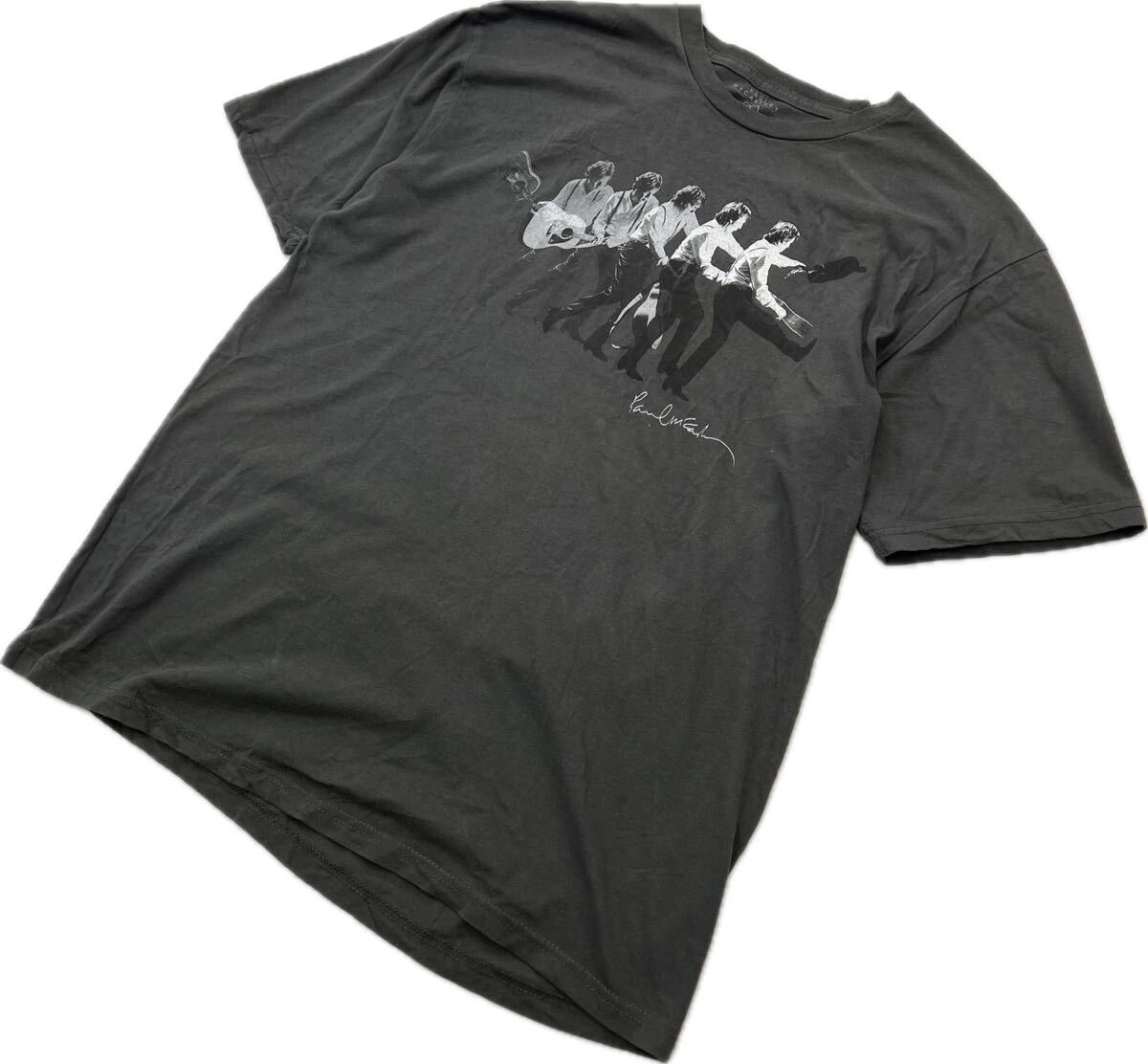 【中古】 PAUL McCARTNEY ☆ 2012 ツアー 半袖 Tシャツ グレー L 英国 ビートルズ メンバー ロック スーパースター ポールマッカートニー■CA243