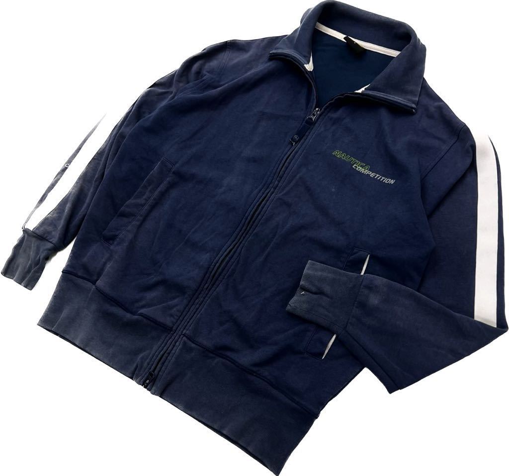 NAUTICA ☆ ベーシック◎ スウェット ジップアップ ジャケット ブルゾン ネイビー S アメカジ ストリート 90sスタイル ノーティカ■DK195 ブランドNAUTICA サイズ表記・実寸（平置き計測）表記：S 実寸： 着丈64cm 身幅54cm 肩幅47cm 袖丈59cm ※必ず実寸をご確認の上、ご入札ください。 ※多少の誤差はご了承ください。 コンディション状態：古着のため、若干の使用感がございますが問題なくご着用頂けます。 状態ランク：10中 7 （中古品と言うことにご理解いただける方のみご入札をお願い致します。）