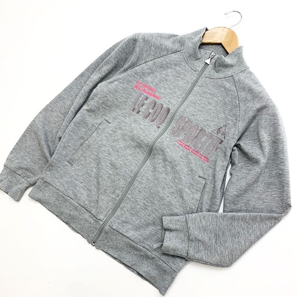 ルコック LE COQ SPORTIF グレー レディース ジップアップ スウェット トレーナー Sサイズ 細身 キレイめ スポーツウェア■EC81 ブランドルコック サイズ表記・実寸（平置き計測）表記：S 実寸： 着丈61cm 身幅50cm 肩幅40cm 袖丈58cm ※必ず実寸をご確認の上、ご入札ください。 ※多少の誤差はご了承ください。 コンディション状態：若干の使用感はございますが、目立った汚れ等もなく問題なくご着用頂けます。 状態ランク：10中 7 （中古品と言うことにご理解いただける方のみご入札をお願い致します。）