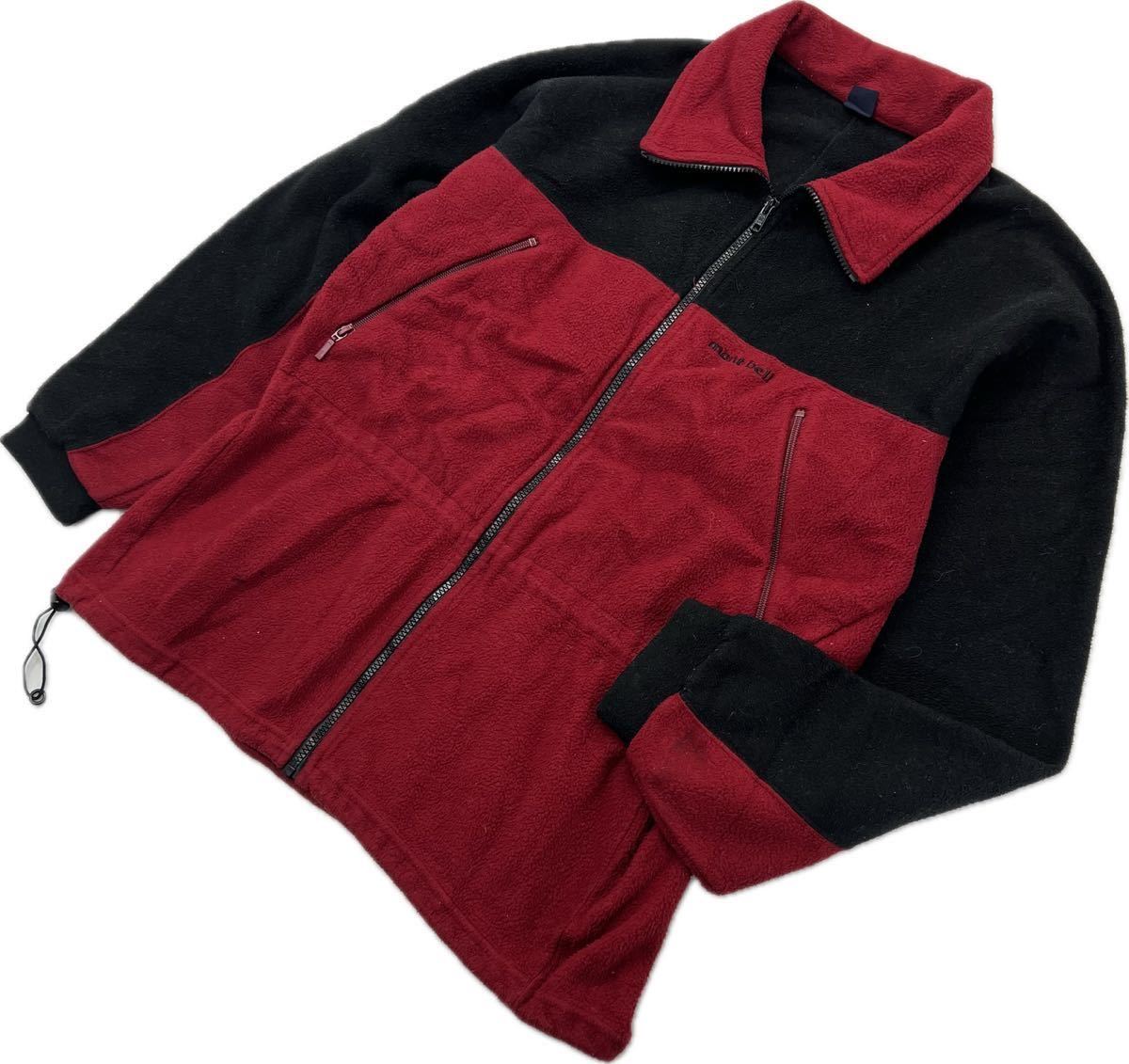 【中古】 mont-bell ☆ ブラック レッド フリースジャケット ミドルレイヤー L 登山 アウトドア キャンプ オールド 旧タグ 人気 モンベル■G287 threemysteries-10008509 MYSTERIES楽天市場店 パッケージ画像