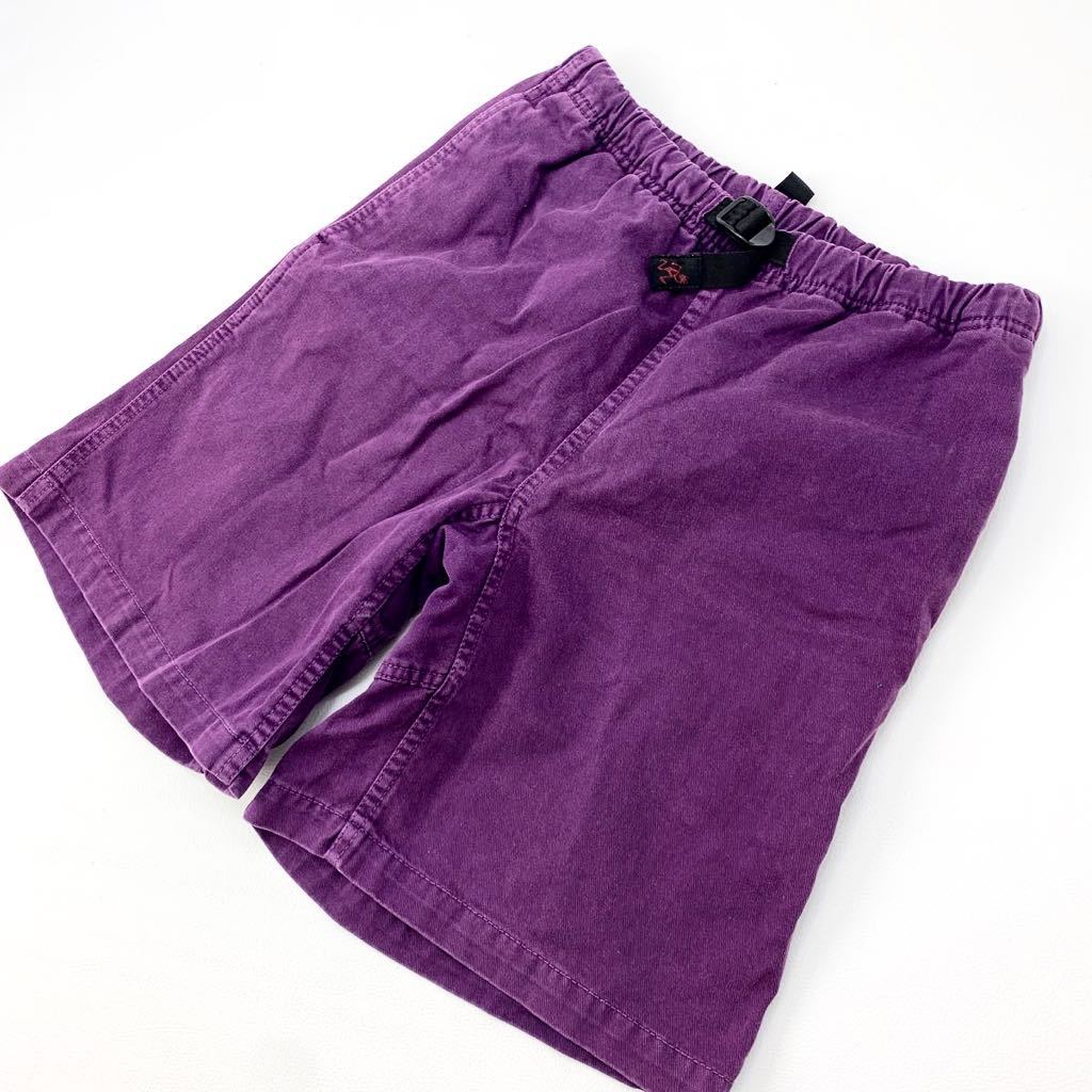 [Used] Gramicci Shorts, Purple, Size S, Outdoor, Climbing, High-Top King Comfortable with elastic waistband ■Ja3411