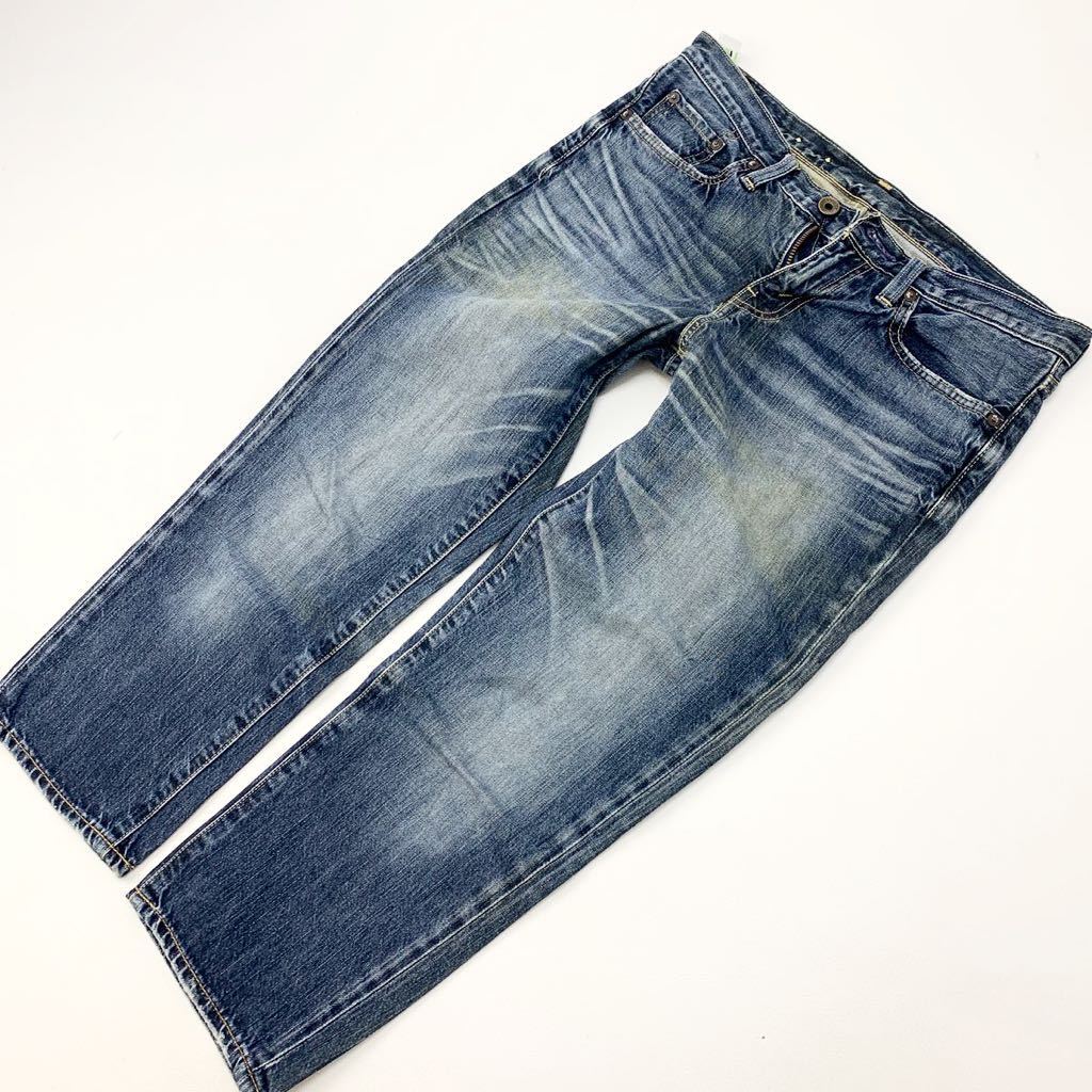 【中古】 リーバイス LEVIS VL311-0001 サブリナジーンズ デニムパンツ ブルーインディゴ くるぶし丈 レディース M メンズライク 雰囲気良し■Ja3502