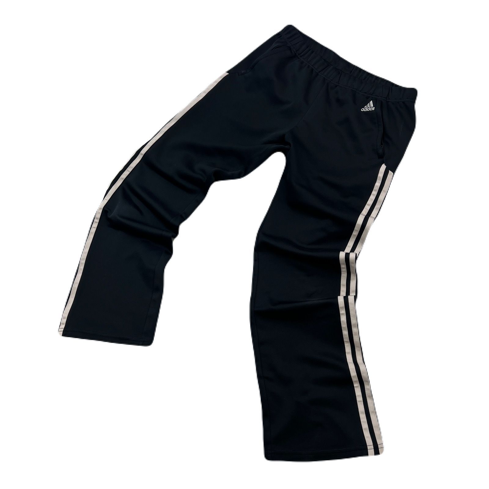 【中古】 アディダス ジャージ パンツ トラックパンツ ダークネイビー メンズ Lサイズ 【 定番 サイドライン スポーティ 】 adidas ●Ja8630