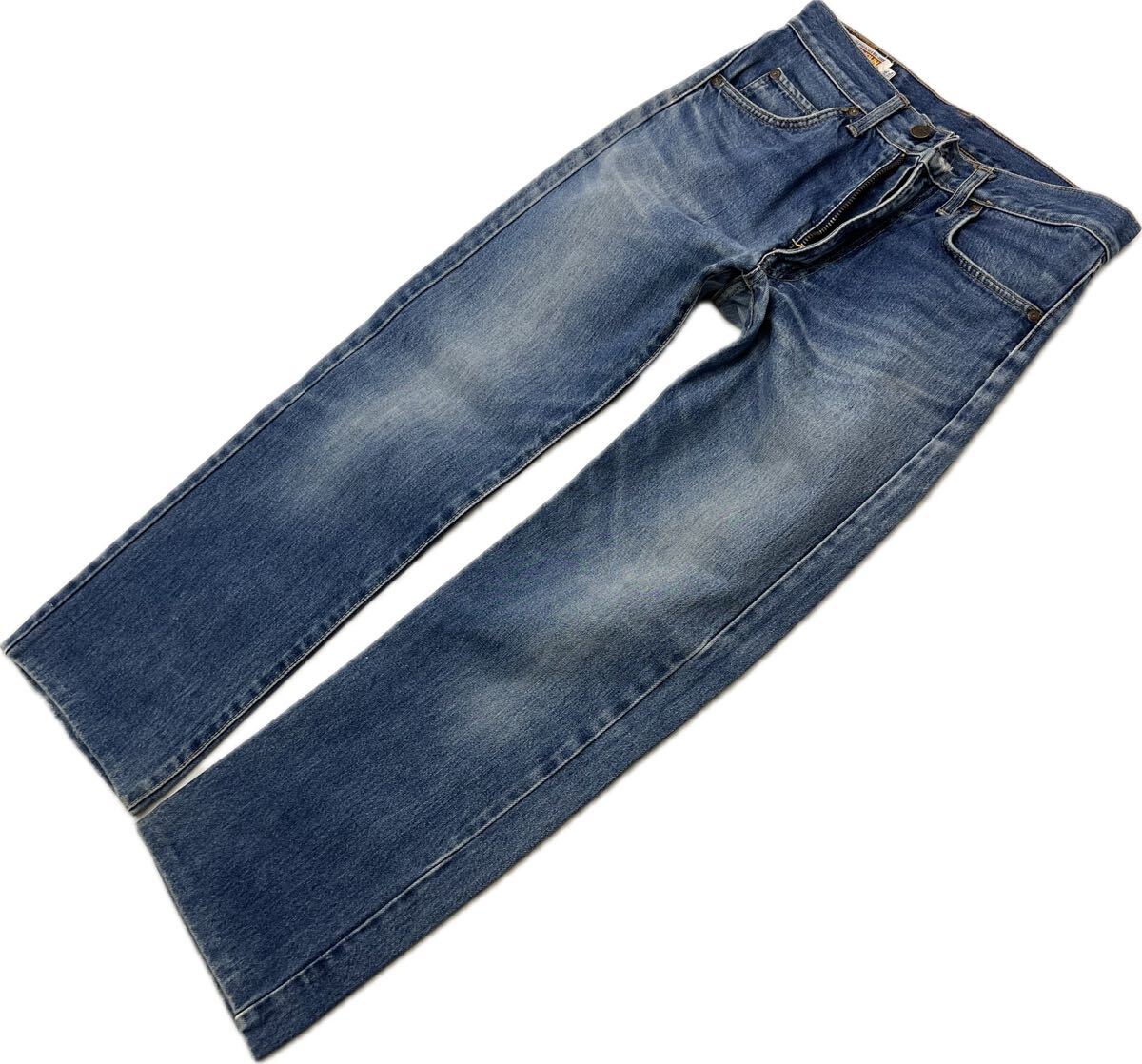 Big John ☆ オールド ビッグジョン 最高の色落ち感◎ デニムパンツ インディゴ ジーンズ W29 通年 アメカジ ストリート バイカー■JS1310