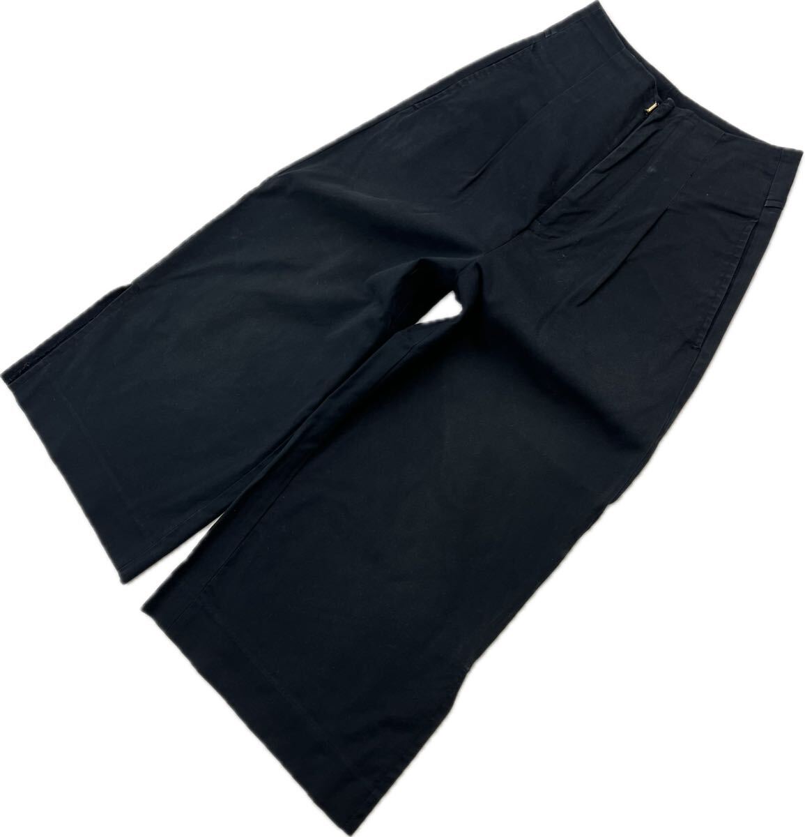 【中古】 nano・universe ☆ ナノユニバース ストレッチ ワイド ガウチョ パンツ クロップド ブラック 36 春夏 シティ 大人カジュアル■JS1424 threemysteries-10007871 MYSTERIES楽天市場店 パッケージ画像