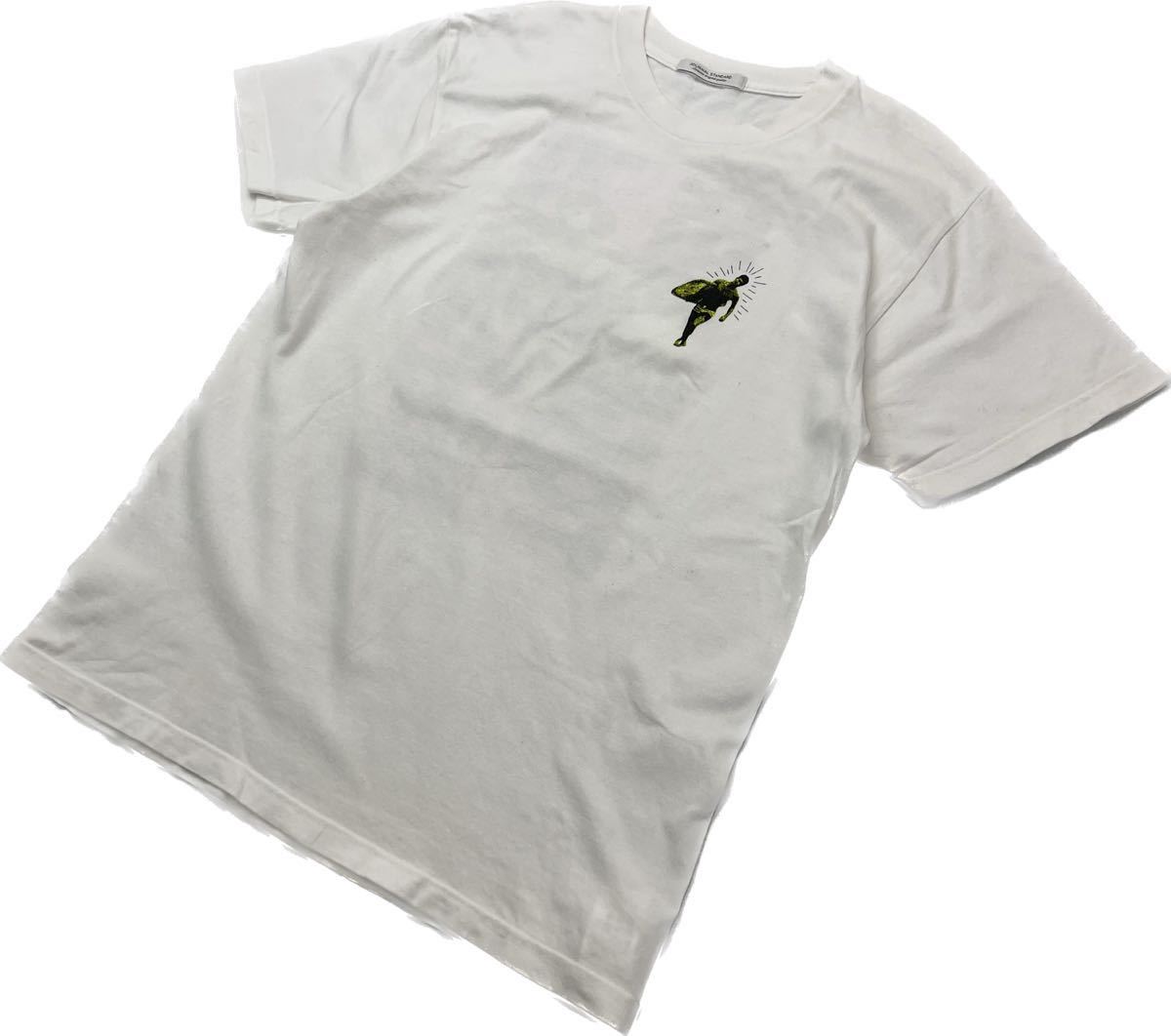 【中古】 JOURNAL STANDARD ★ ビッグシルエット サーフプリント 半袖 Tシャツ ホワイト M サーフ ストリート 古着 ジャーナルスタンダード■S2184