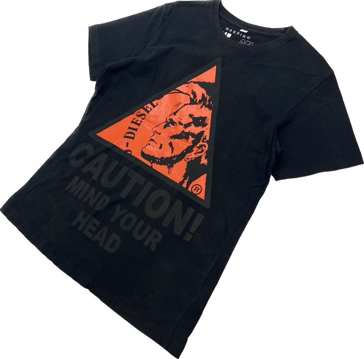 DIESEL ☆ ビッグプリント◎ ブラック Tシャツ カットソー 黒 S 春夏 アメカジ ストリート インナーにも◎ 古着 人気 ディーゼル■S2217 ブランドディーゼル サイズ表記・実寸（平置き計測）表記：S 実寸： 着丈68cm 身幅53cm 肩幅47cm 袖丈21cm ※必ず実寸をご確認の上、ご入札ください。 ※多少の誤差はご了承ください。 コンディション状態：古着のため、若干の使用感がございますが問題なくご着用頂けます。 状態ランク：10中 7 （中古品と言うことにご理解いただける方のみご入札をお願い致します。）