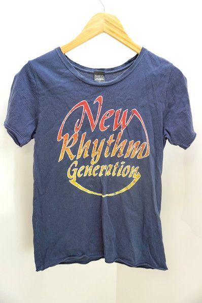 乐天商城 - 【中古】YUKI ユキ ツアー2008 NEW RHYTHM 紺 ネイビー ロック Tシャツ M相当 希少 00s ●AD51
