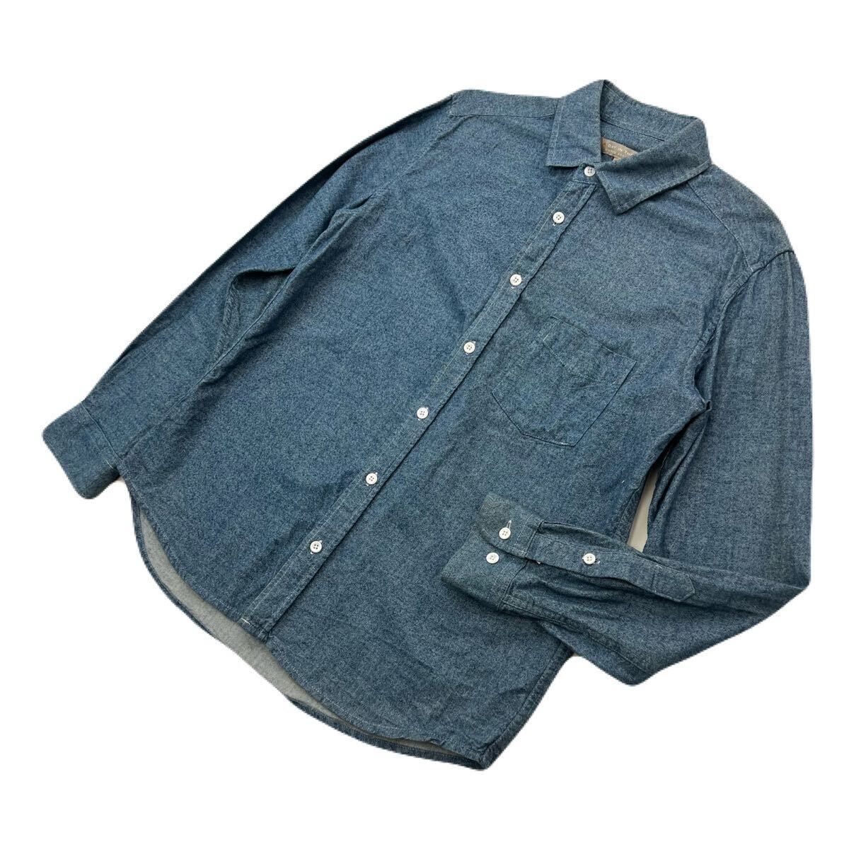 Rakuten - 【中古】A DAY IN THE LIFE 長袖 シャツ ユナイテッドアローズ ヘリンボーン コットン ブルー メンズ M 通年 アメカジ 大人カジュアル 古着■AJ287