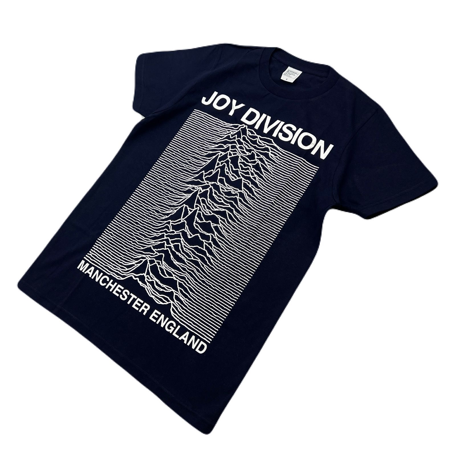 乐天商城 - 【中古】ジョイディビジョン JOY DIVISION Tシャツ メンズ Mサイズ 半袖 【 バンドTシャツ 】 ネイビー 両面プリント ●S4534