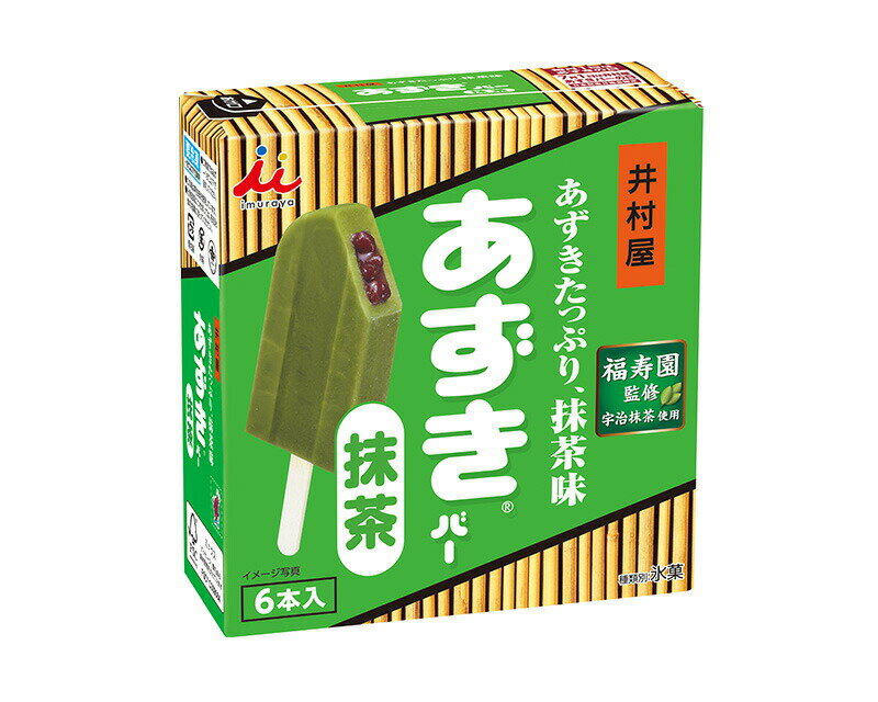 井村屋 BOXあずきバー 抹茶（60ml×6本入）8箱セット kcou
