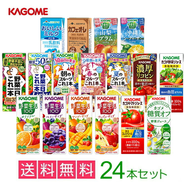 お礼 お返し 内祝い 値引き 出産祝い お祝 備蓄 カゴメの野菜ジュース24本 4種類 6本 オフィス 17種類から4種類も選べる福袋