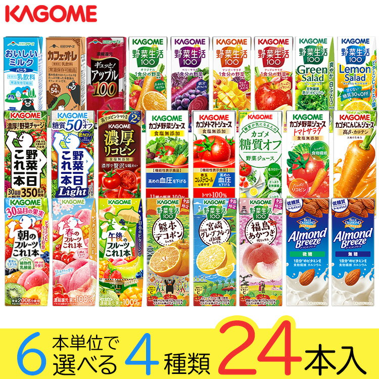 野菜ジュース 野菜生活 カゴメ 24本 