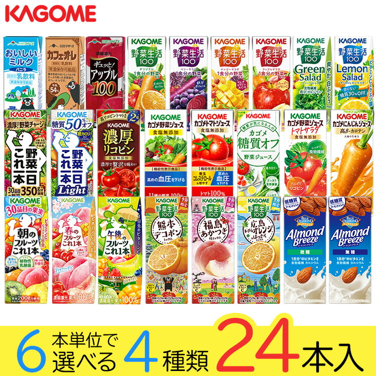 野菜ジュース 野菜生活 カゴメ 24本 