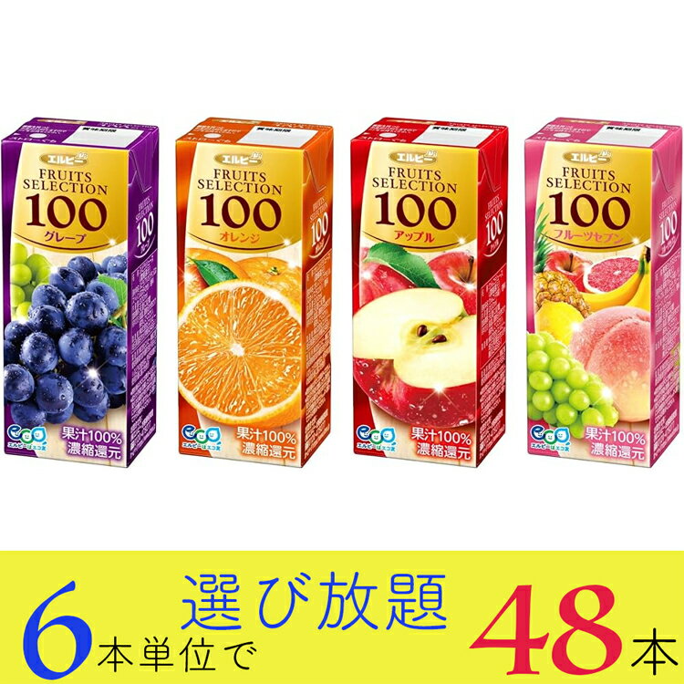 エルビー ジュース 果汁100％フルー