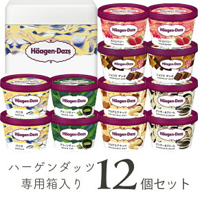 母の日　ハーゲンダッツ アイスクリーム ギフト ミニカップ（110ml) おすすめ12個セット