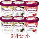 お中元 アイスクリーム ハーゲンダッツ アイスクリーム・パイント（473ml) おすすめ6個セット お礼 お返し 内祝い 出産祝い お祝 オフィス 備蓄