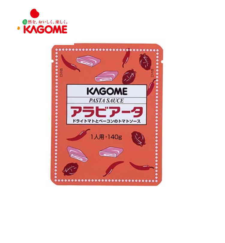 カゴメ アラビアータ ドライトマトとベーコンのトマトソース 140g×60袋入り
