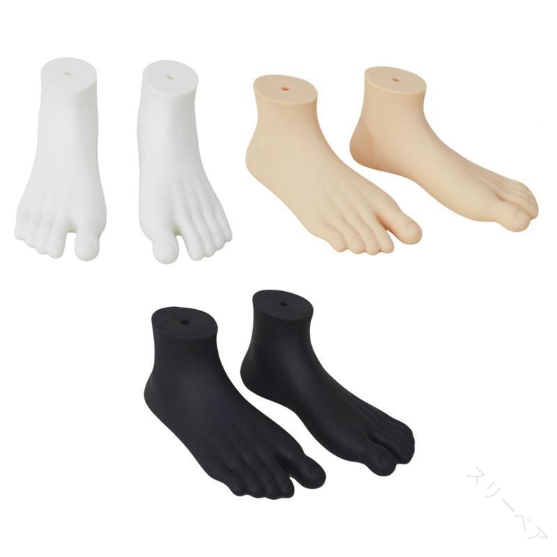 2ピースマネキンフットディスプレイモデル リアルなホーム用フットフォーム サンダル写真小道具 ショー..