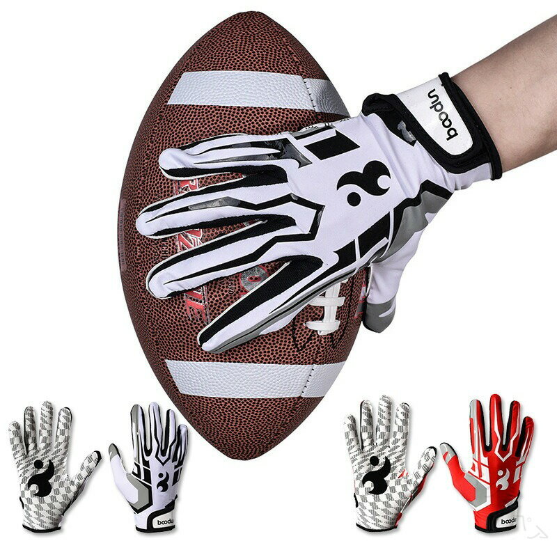 ラグビー グローブ ラグビー アメリカンフットボール アメフト ハンド グローブ エリート ウルトラスティックスポーツレシーバー 青年用 大人用 スポーツグローブ アウトドア 練習用 試合用 高耐久性 快適フィット感