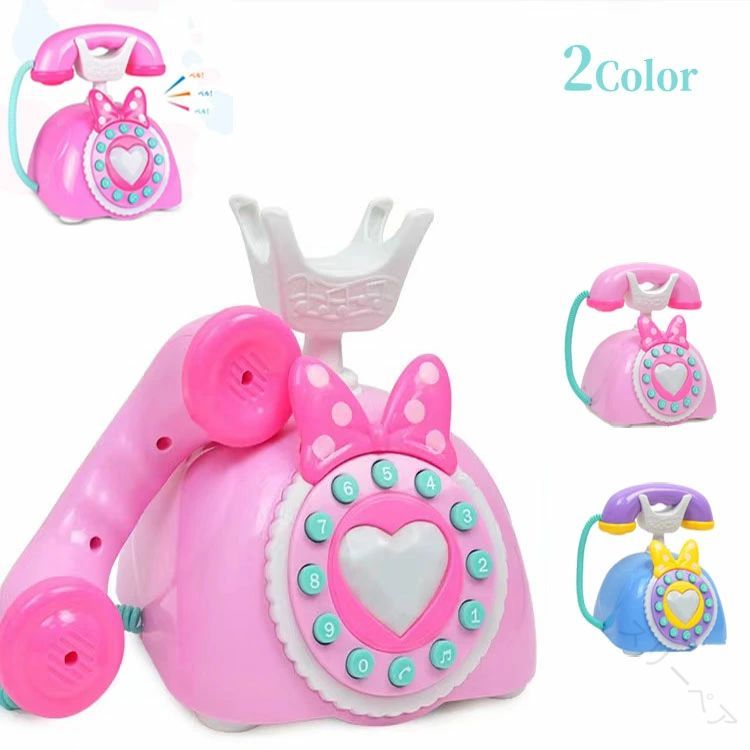電話 玩具 おもちゃ ままごと 再生するふり 早期教育玩具 知性 言語能力 全2カラー ピンク ブルー キッズ 子ども 男の子 女の子 大人 知育玩具 組み立て 入学 誕生日 クリスマスプレゼント 贈り物に最適 かわいいデザイン 知育効果抜群