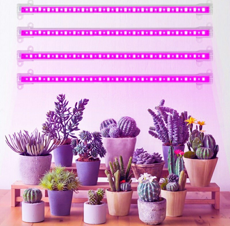 植物育成ライト LED タイマー機能付き 観葉植物 多肉植物育成用LEDライト トフルスペクトル USB充電式 ..