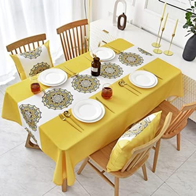 布製テーブルクロス 03 おしゃれ エスニックコットン 北欧風 レストラン用 ホテル用 家庭用 耐久性抜群..