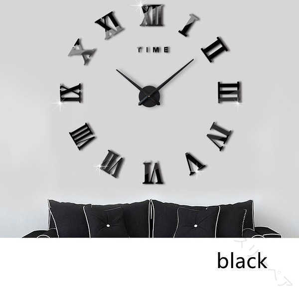 手作り DIY 時計 ローマ数字 ウォールクロック 掛け時計 壁時計 壁掛け インテリア おしゃれ モダンデ..