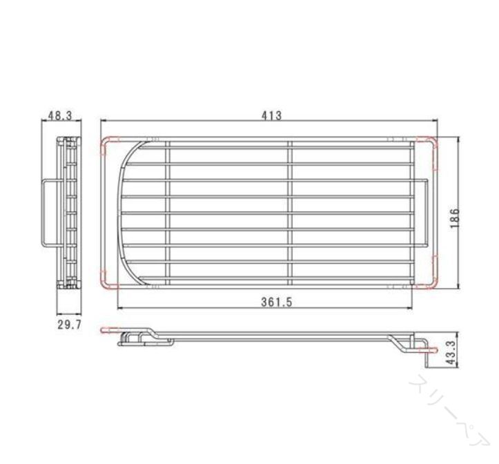 VSMTZ LIXIL サンウエーブ対応 キッチン部品 サポートワイヤー 耐久性抜群で簡単取付け可能 キッチン収..