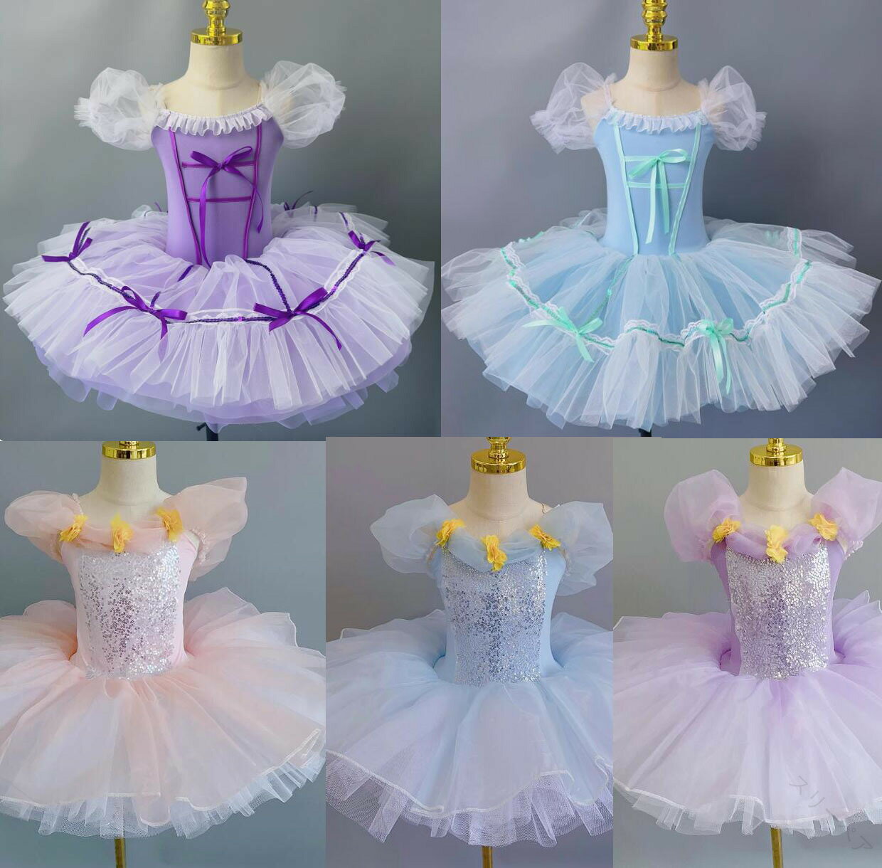 バレエダンス 女子ダンス衣装 子供レオタード 女の子ダンス衣装 腕花 髪飾り タイツ付き バレエスカー..