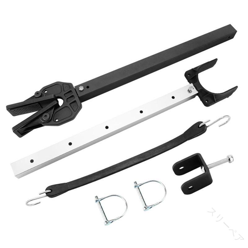 ボート用調整可能トランサムセーバー 頑丈な構造で耐久性抜群 取り付け簡単なボートモーターサポート ..