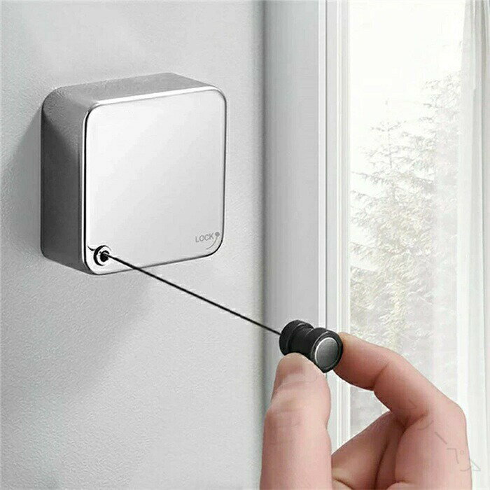 304ステンレス製 室内物干しワイヤー 部屋干し対応 洗濯物干し 自由伸縮タイプ 穴開け不要の隠しロープ..