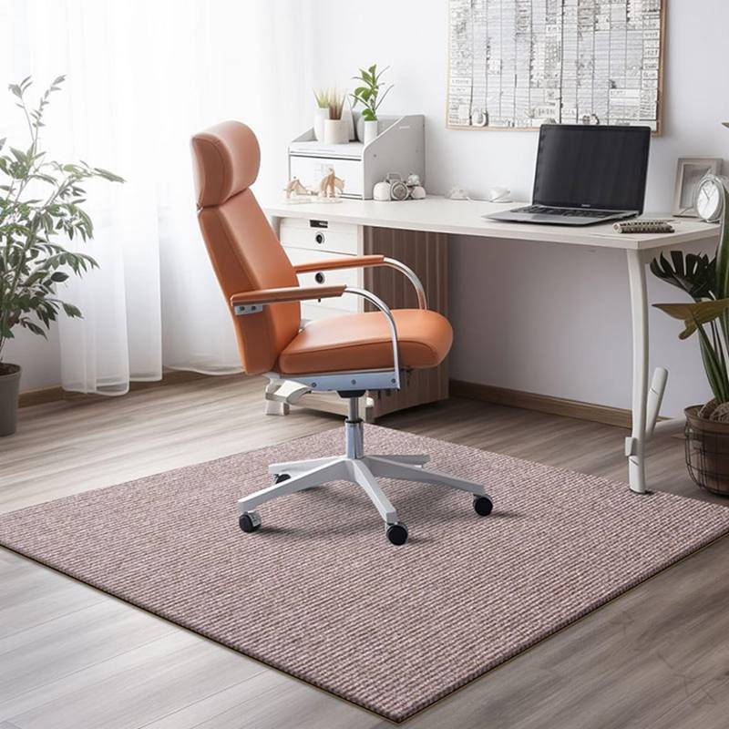 ゲーミングマット 長方形 チェアマット デスクカーペット ベーシック 純色 大きい 80cm 足元 フロアマ..