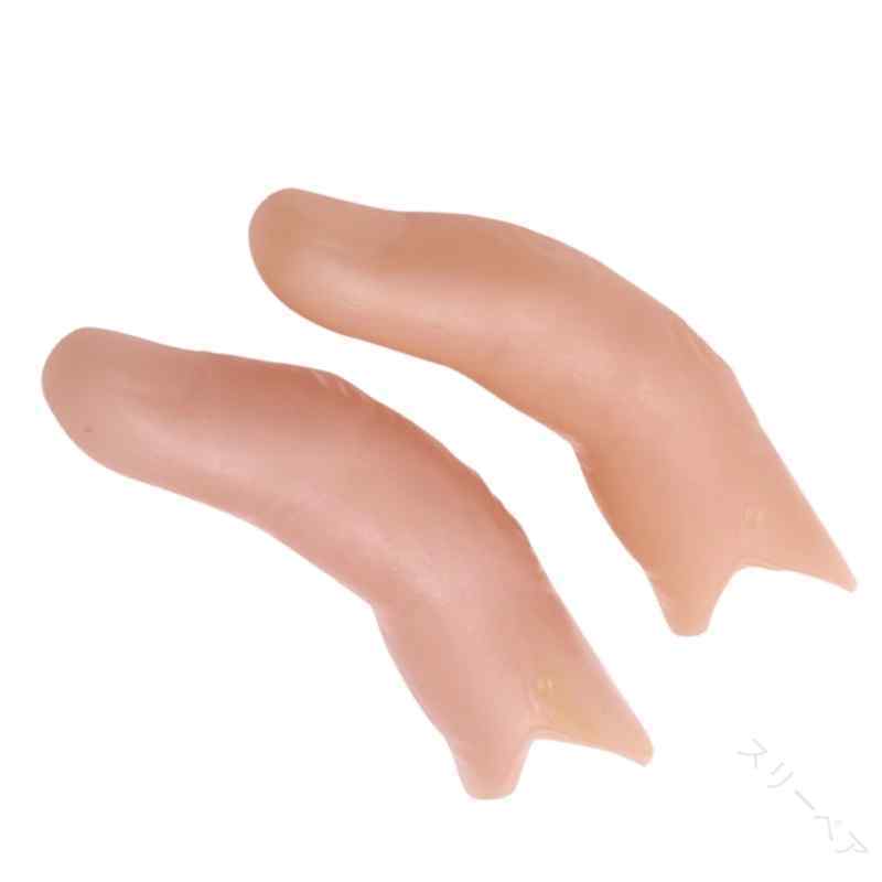 義指 指サック サポーター シリコン プロテクター アクセサリー 薬指 中指 小指用スリーブ フェイク模..