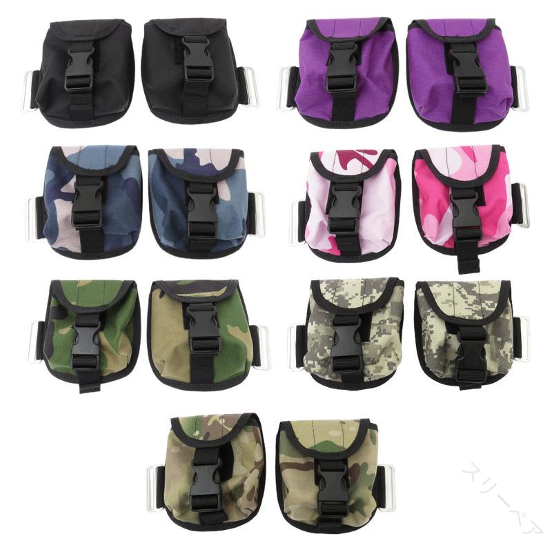 スキューバダイビング用スペアウェイトベルト クイックリリースバックル付き ポケット付きダイビングウ..