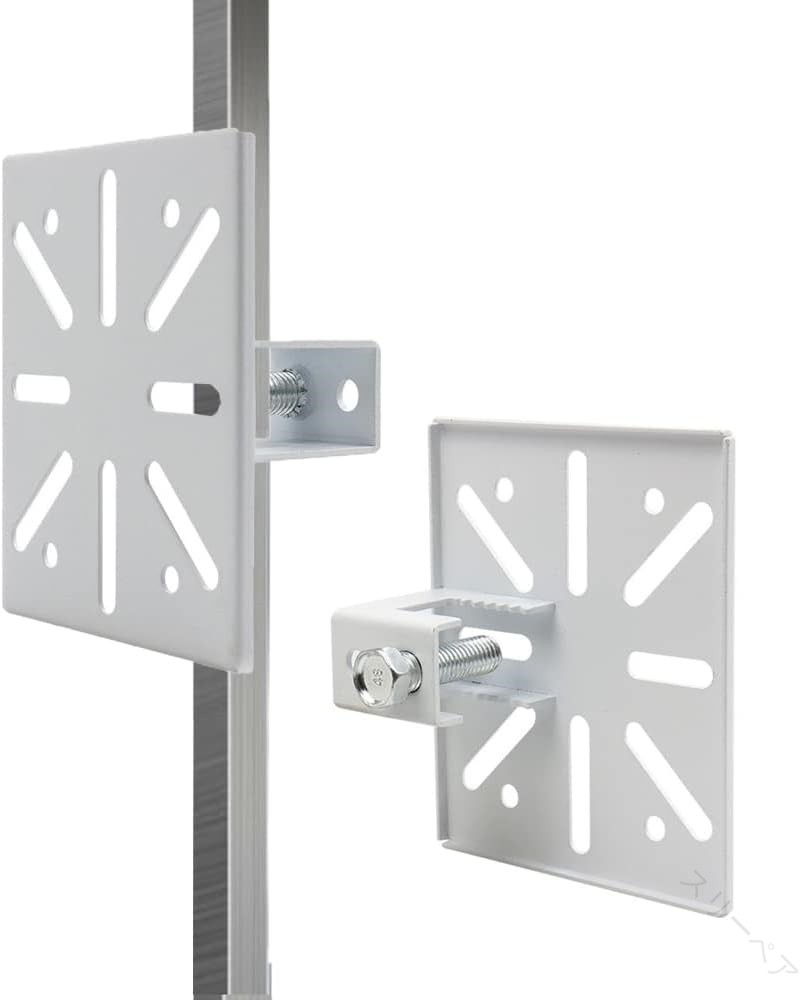 2個セット 取付金具 防犯カメラ用 ポールクランプ 挟み込み式 屋外室内兼用 架台ダミーカメラ 取り付け..